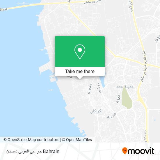 مراعي العربي دمستان map
