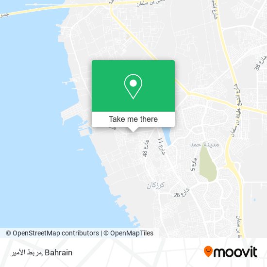 مربط الأمير map