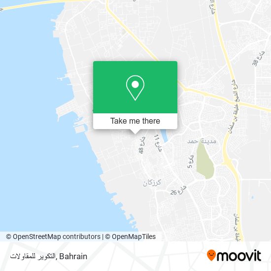 التكوير للمقاولات map