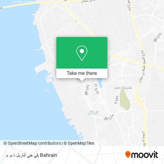 في جي أباريل ذ.م. م map