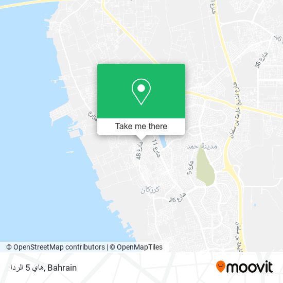 هاي 5 الردا map