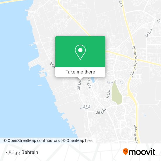 دي كافيه map