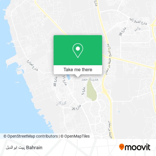 بيت ابوالدبل map