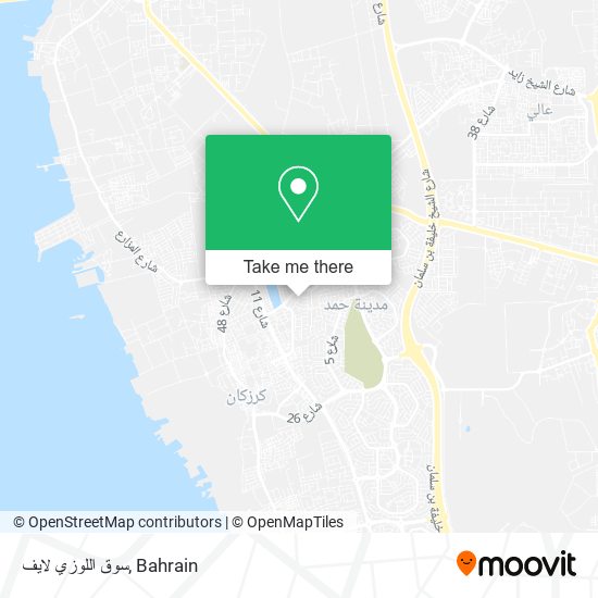 سوق اللوزي لايف map