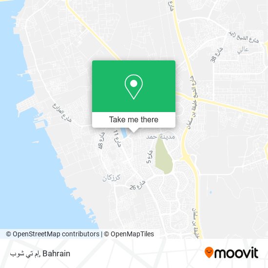 إم تي شوب map