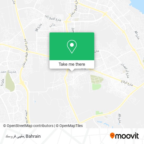 مقهى فروستد map