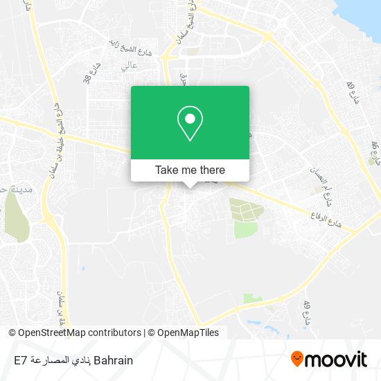 E7 نادي المصارعة map