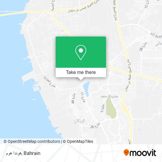 هوندا هوم map