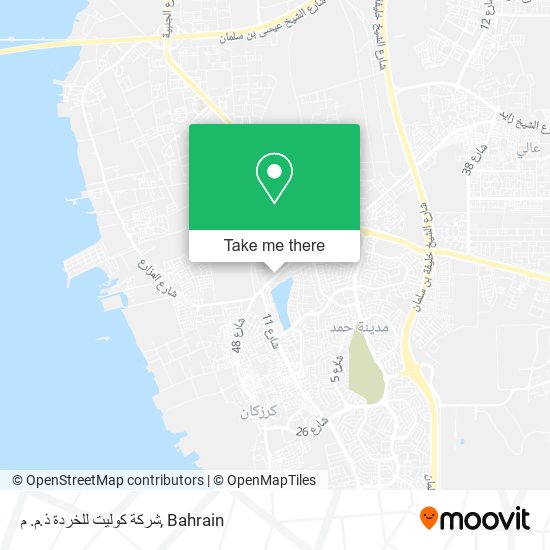 شركة كوليت للخردة ذ.م. م map