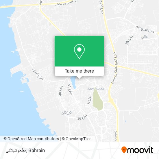مطعم شيلاني map