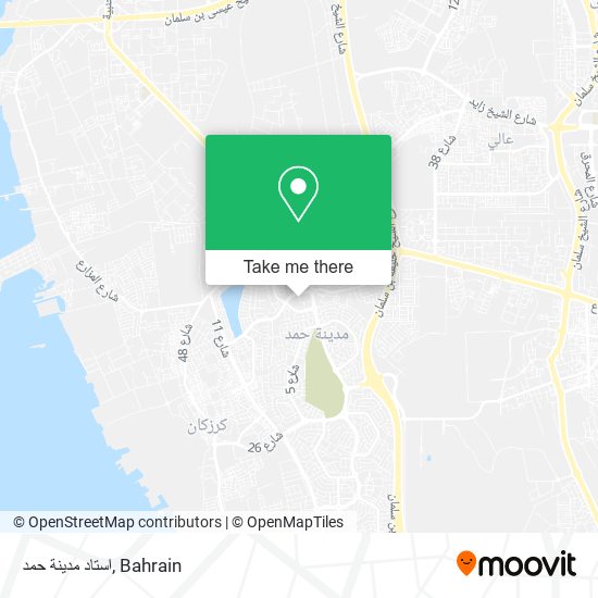 استاد مدينة حمد map