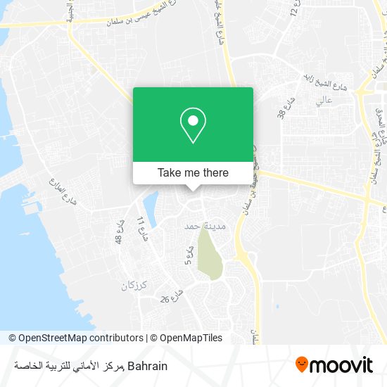 مركز الأماني للتربية الخاصة map