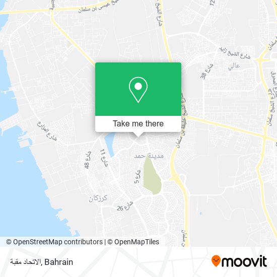 الاتحاد مقبة map