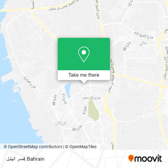 قصر الهليل map