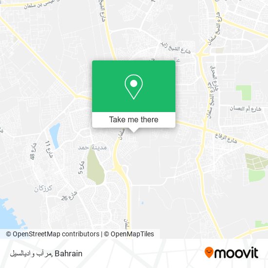 مرآب واديالسيل map