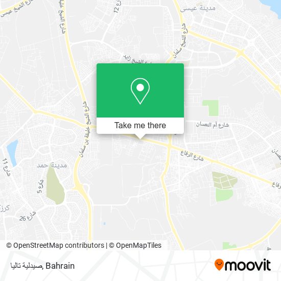 صيدلية تاليا map