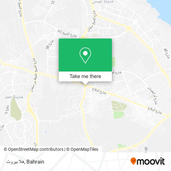 هلا بيروت map