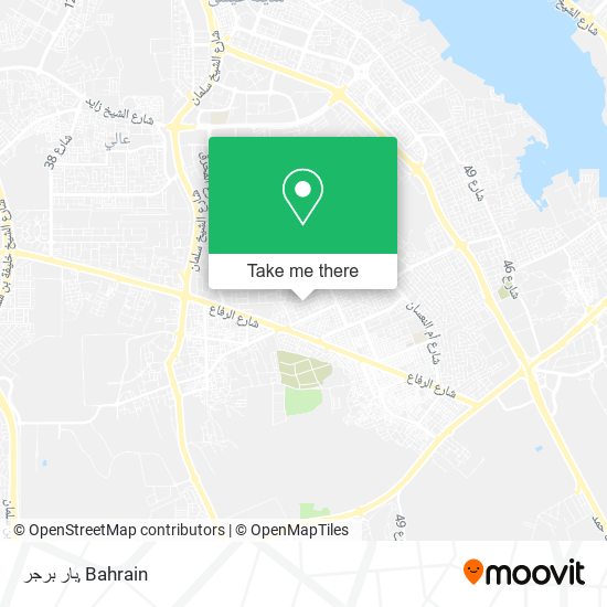 بار برجر map