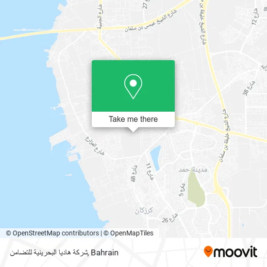 شركة هاديا البحرينية للتضامن map