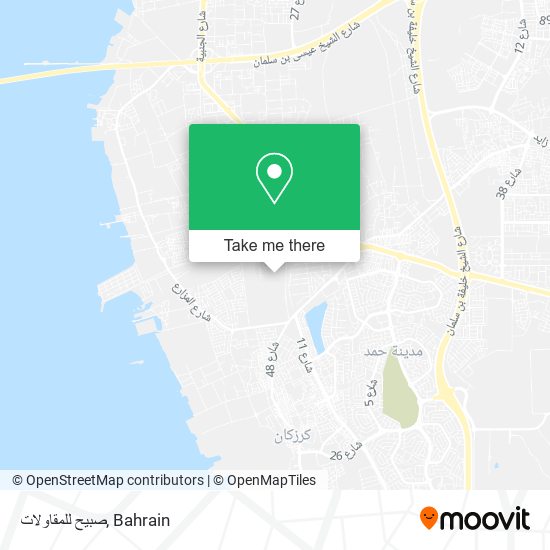صبيح للمقاولات map