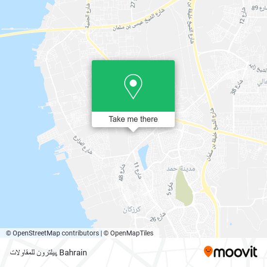 بيلترون للمقاولات map