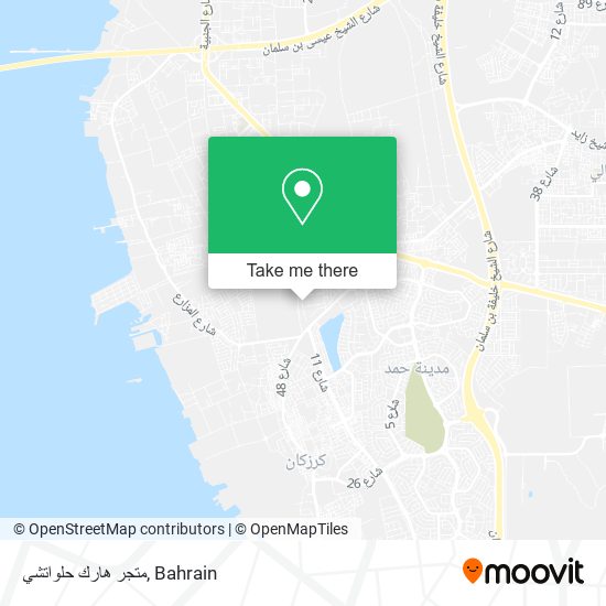 متجر هارك حلواتشي map