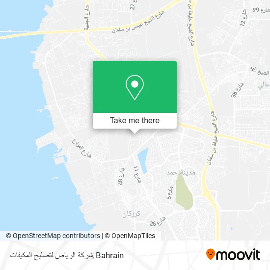 شركة الرياض لتصليح المكيفات map
