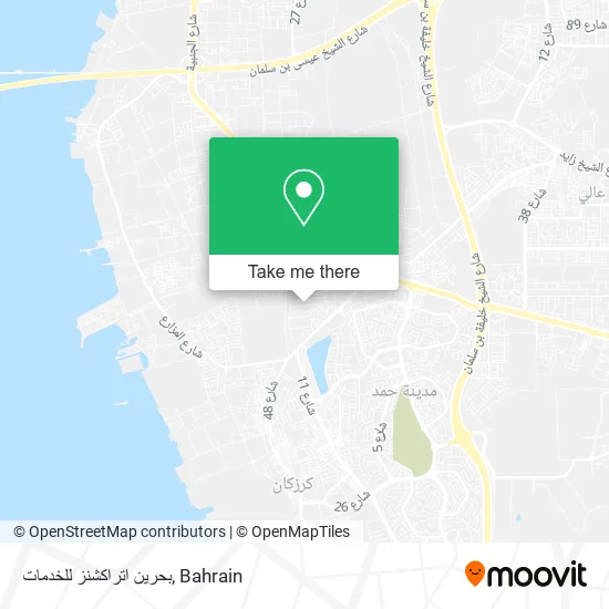 بحرين اتراكشنز للخدمات map