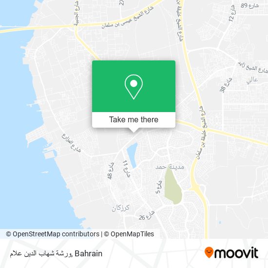 ورشة شهاب الدين علام map