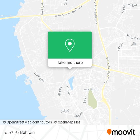 دار الهدى map