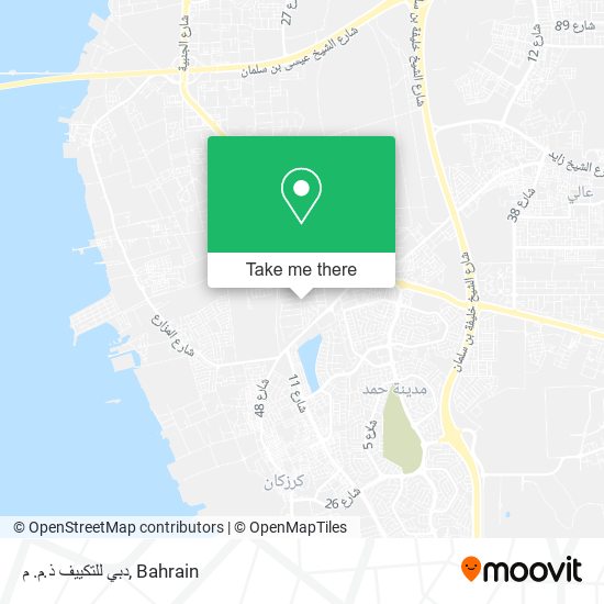 دبي للتكييف ذ.م. م map