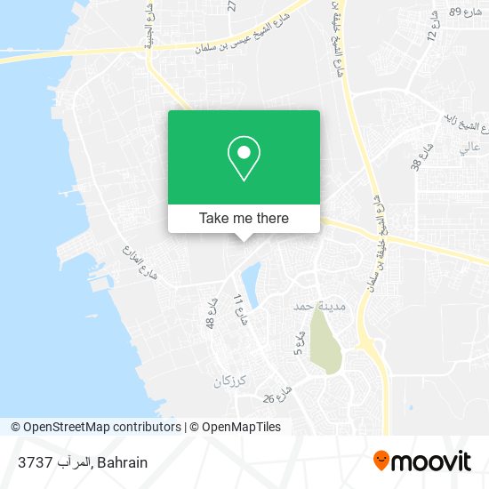 3737 المرآب map