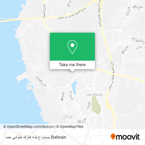 مستودع بلدة هارك حلوشي حمد map