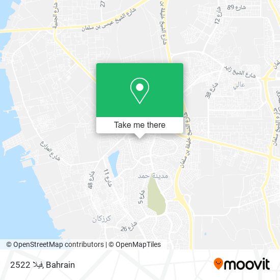 فيلا 2522 map