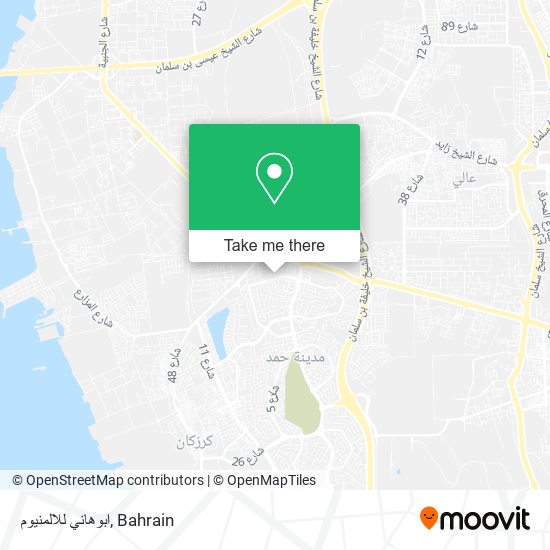 ابوهاني للالمنيوم map