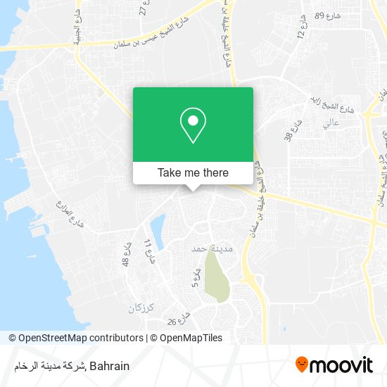 شركة مدينة الرخام map