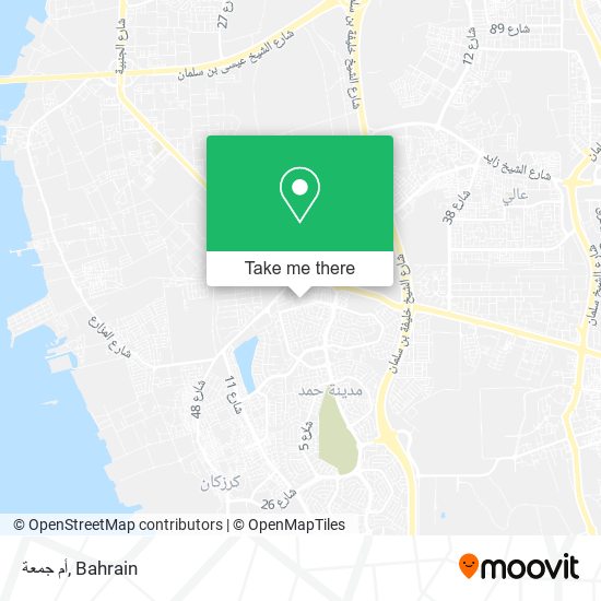 أم جمعة map