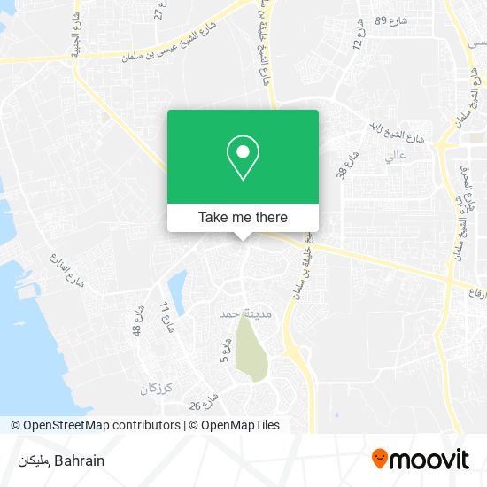 مليكان map