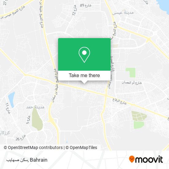سكن صهايب map