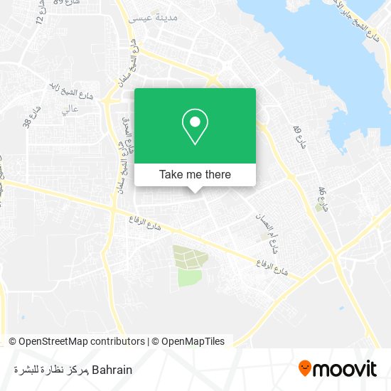 مركز نظارة للبشرة map