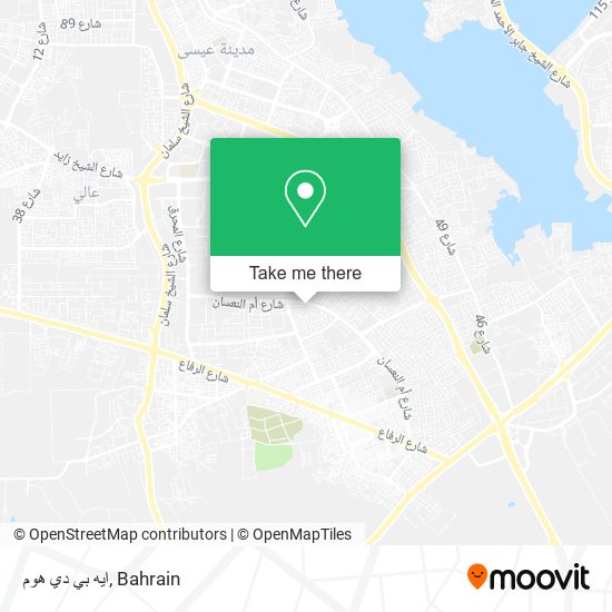 ايه بي دي هوم map
