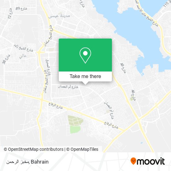 مخبز الرحمن map