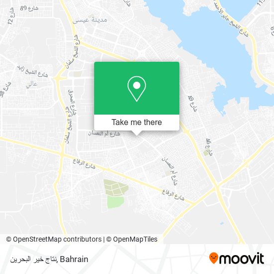 نتاج خير البحرين map