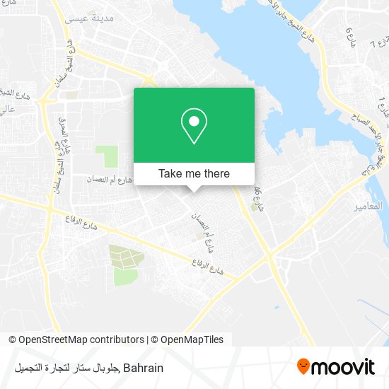 جلوبال ستار لتجارة التجميل map