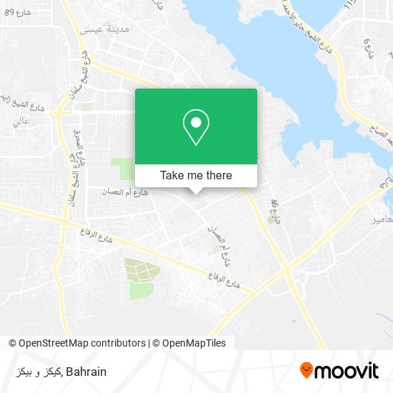 كيكز و بيكز map