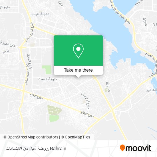 روضة أميال من الابتسامات map