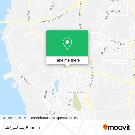 بيت السيراميك map