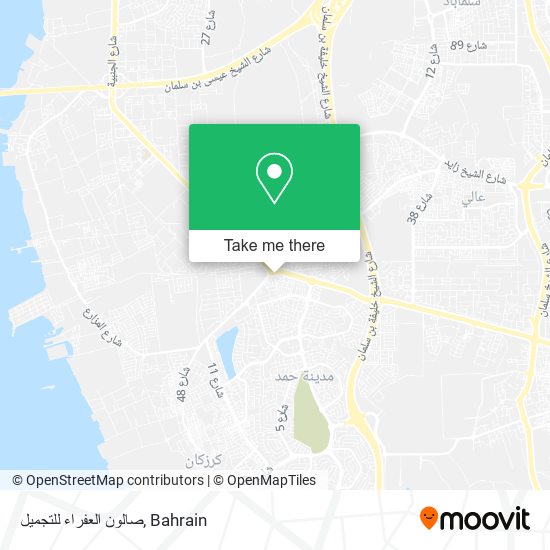 صالون العفراء للتجميل map
