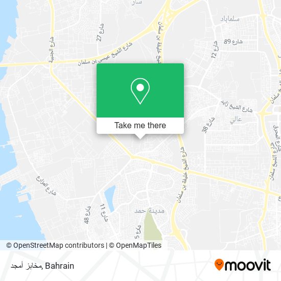مخابز أمجد map