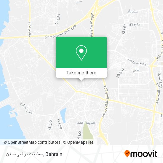 اسطبلات مراسي صفين map